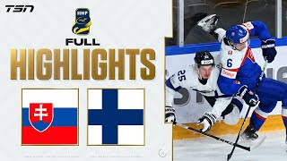 Slovakia vs Finland FULL HIGHLIGHTS  World Juniors 2024 [upl. by Euqinomod113]