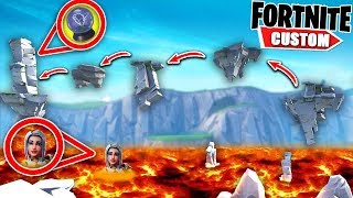 Fortnite HARDEST Lava PARKOUR deathrun will I EVER complete THIS JUMP Fortnite Creative Mode [upl. by Eniamerej]