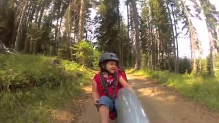 Weehoo Bicycle Trailer iGo Pro good times at the family reunion  YouTube [upl. by Odnomor]