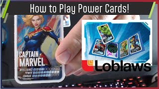 How To Play The Power Card Game Full Instructions and Hands On Loblaw Universe [upl. by Alegnatal]