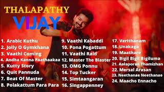 Thalapathy Vijay Latest Tamil Hit Songs 2022  Vijay New Songs  Vijay Dance Songs  Vijay Love Song [upl. by Lorilyn]