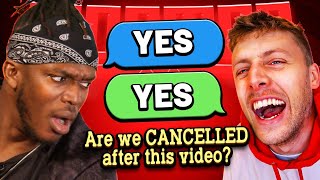 SIDEMEN TRY NOT TO GET CANCELLED CHALLENGE [upl. by Egnalos]