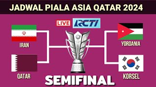 Jadwal Semifinal Piala Asia 2024Yordania vs KorselIran vs QatarAsian Cup 2023 SemifinalLive Rcti [upl. by Candi]