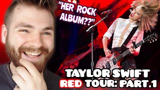 First Time EVER Reacting to Taylor Swift The RED World Tour  Part 1  REACTION [upl. by Shaffer]