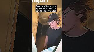 Chilis driver was appreciative after receiving big tip doorbell camera [upl. by Ayikin495]