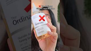 ❌ The Ordinary Glycolic Acid Mistakes That Will DESTROY Your Skin shorts skincare [upl. by Rambert]