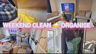 DECLUTTER 🌟 ORGANISE 🌟 CLEAN Real Home weekend clean up cleanwithme declutter organise [upl. by Alliehs]