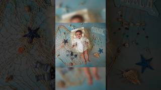 Beach theme setup for baby photoshoot🏖️  baby shoot  shorts babyshoot kayachitrabymridul [upl. by Marvel]