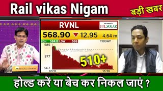 Rail vikas Nigam share latest newsbuy or not rvnl share analysisrvnl share latest newstarget [upl. by Ludwigg442]