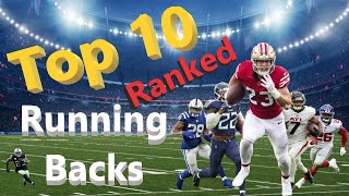 Top 10 Fantasy Football Running Backs [upl. by Adlih]