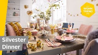 Silvester Dinner vorbereiten mit Dekoideen  Roombeez – powered by OTTO [upl. by Frodine]