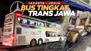 BUS TINGKAT ISTIMEWA SINAR JAYA MASUK JOGJA‼️Trip JakartaJogja with Sinar Jaya Double Decker Baru [upl. by Welford]