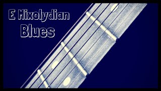 Slow E Mixolydian Blues Jam  Sexy Guitar Backing Track [upl. by Nowaj60]