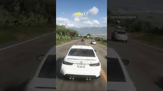 FORZA HORIZON 5  BMW M3 AND MERCEDES C63 AMG CHASE NEARLY CRASHED forzahorizon5 fh5clips fh5 [upl. by Akemot958]