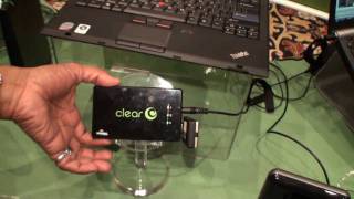 Clearwire explains WiMAX 4G for the US then demo it [upl. by Neitsirk835]