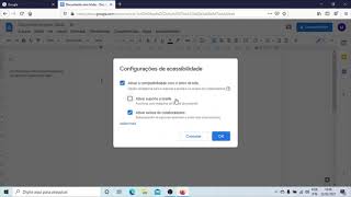 2 Dicas e Configurações Iniciais para usar o GoogleDocs com o NVDA [upl. by Yllim]