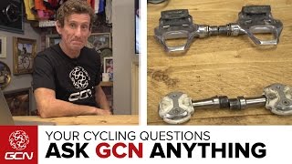 Tips On Clipless Pedals  Ask GCN Anything About Cycling [upl. by Llorrad]