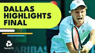 Jenson Brooksby vs Reilly Opelka For The Title  Dallas 2022 Finał Highlights [upl. by Hillinck]