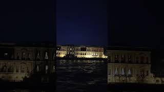 Watching Dolmabahçe Palace at Night from the Bosphorus [upl. by Dryden989]