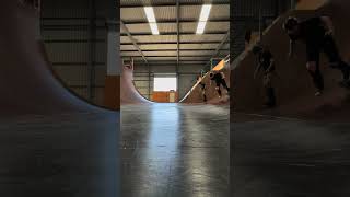 Pro athletes try skating in half pipe skatepark skate scooter [upl. by Florio600]