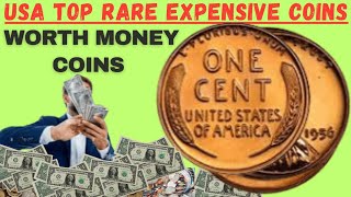 USA COINS WORTH MILLIONS  RARE AND VALUABLE COIN MUST WATCH THE PENNY CAN CHANGE YOUR POCKET MONEY [upl. by Beniamino]