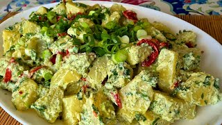 HERKES Bayıldı SOSUNA🥇 Farklı Kolay Patates Salatası Tarifi [upl. by Ibmab200]