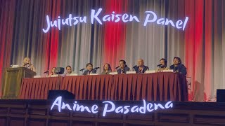 Jujutsu Kaisen panel  Anime Pasadena 2023 [upl. by Niveg]