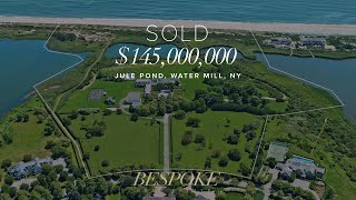 Jule Pond 145000000 Hamptons Oceanfront Luxury Real Estate [upl. by Nabla]