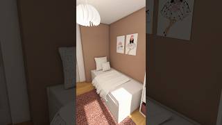 Chambre ado 👱🏼‍♀️ decorationchambre chambreadolescent chambrefille roomplanner [upl. by Ahsemak]