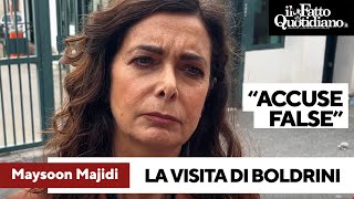 Boldrini incontra in carcere l’attivista Maysoon Majidi “Accusata di una cosa falsa” [upl. by Crean]