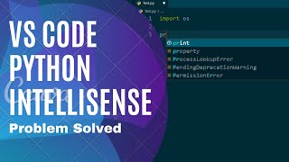 How to solve VS Code Python Intellisense Not Working  In Hindi  Cool Py [upl. by Denbrook]