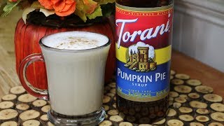 Pumpkin Spice Chai Latte  Torani Friday  Noreens Kitchen [upl. by Gun]