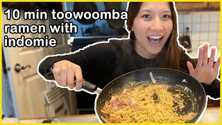 🍜easy toowoomba ramen recipe  with Indomie [upl. by Kristofer]