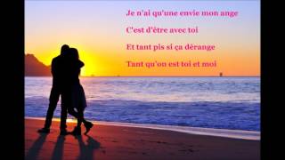 Kenza Farah  Mon Ange 20  Paroles [upl. by Asilanna]