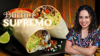 How to make a BURRITO SUPREMO  Easy BURRITO Bowl  Villa Cocina [upl. by Irtak992]