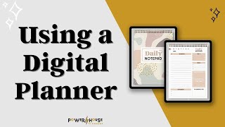Digital Planning 101 How To Use A Digital Planner App [upl. by Alena]