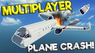 MULTIPLAYER PLANES CRASH amp EXPLOSION SURVIVAL  Stormworks Build and Rescue Gameplay Survival [upl. by Affer79]