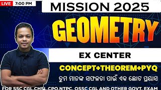 🔥Mission 2025  Arithmetic  Advance  Geometry  Class 8  DEEPAK SIR  ssccgl ntpc railways [upl. by Eerok693]