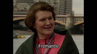 Dame Patricia Routledge  Interview  Mavis Nicholson  Actor  River Thames  1992 [upl. by Devitt]