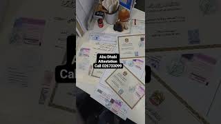 Malayalam Attestation services in abu Dhabi  Indian Attestation  uae embassy or mofa Attestation [upl. by Acinoryt]