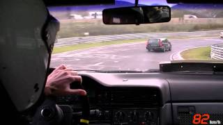 Nurburgring 12 Nov Skylimit trackday Volvo 850  wet track 2 volvos [upl. by Eatnoid]