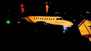 Sharp Airlines Metro III VHSEZ night start uptaxi at Hamilton Victoria YHML [upl. by Heilman]