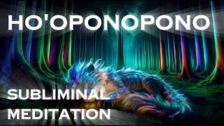 HOOPONOPONO SUBLIMINAL MEDITATION  FORGIVENESS amp HEALING  INNER CHILD  LIGHT WORK [upl. by Siriso]