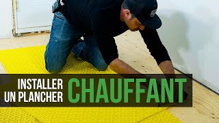 Comment installer un plancher chauffant électrique radiant [upl. by Boiney]