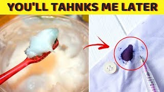 Simple Way to Remove Ballpoint Ink from Clothes – Best Laundry Tip [upl. by Assenar]