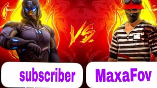 Subscriber Vs MaxaFov 😧😱 3GB VS 12GB RAM PLAYER 1vs1 chalenge 😱 [upl. by Verla]