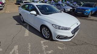 BJ71LGG Ford Mondeo 20 Zetec Edition Ecoblue 5d with 148 bhp Euro 6 Diesel in White on 60K  FSH [upl. by Allebara]