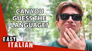 Italians Try to Guess the Language  Easy Italian 208 [upl. by Brandi421]