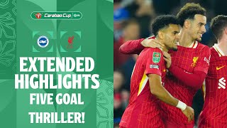 HOLDERS SURVIVE  Brighton v Liverpool extended highlights [upl. by Vaules214]