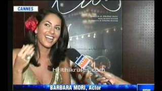 Barbara Mori  Interview at Cannes Film Festival [upl. by Zack522]